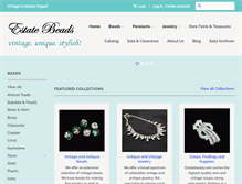 Tablet Screenshot of estatebeads.com